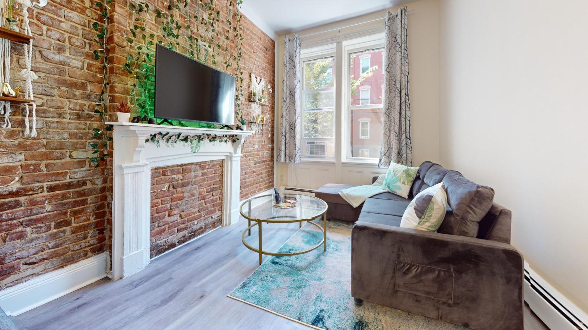 Minutes To Nyc Sleeps 5 Apartment Hoboken Luaran gambar