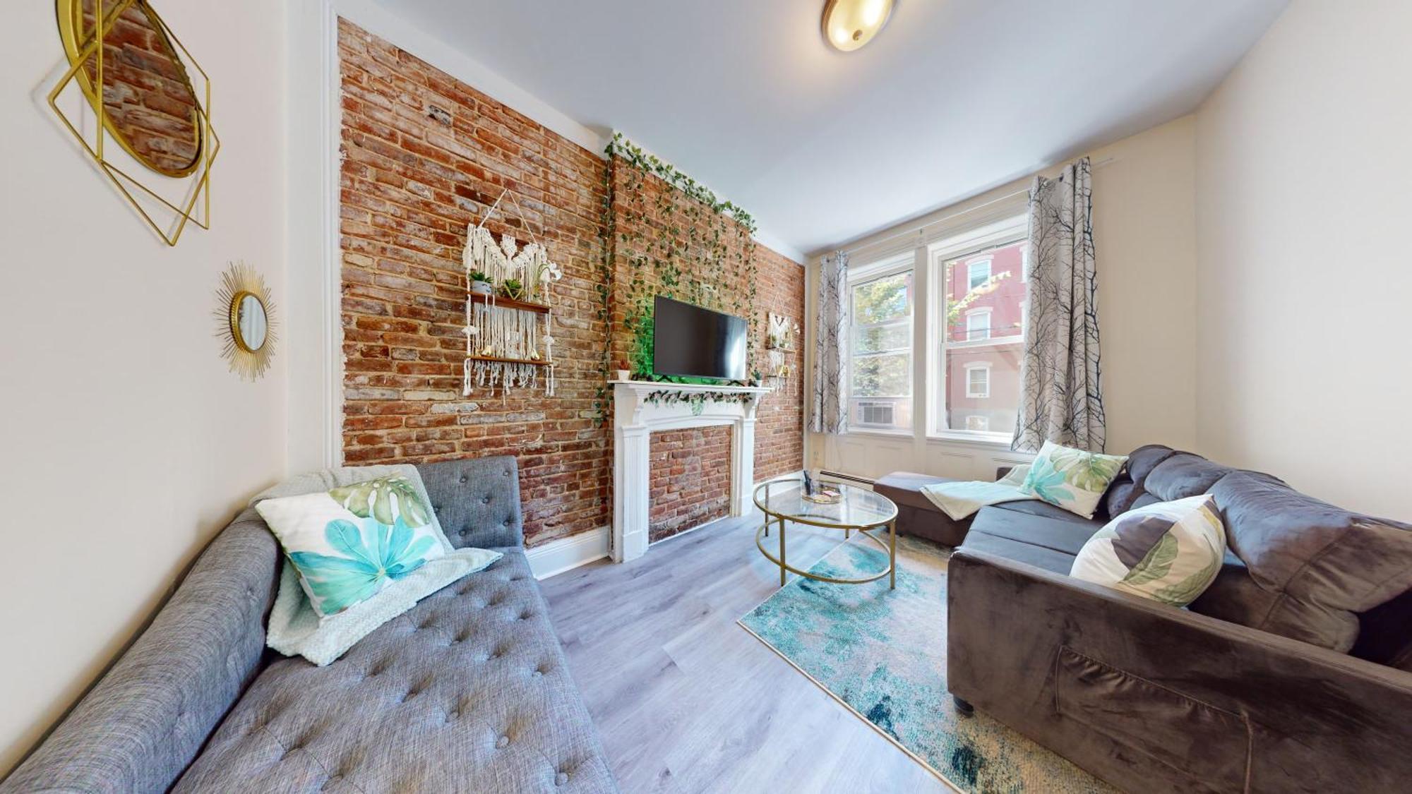 Minutes To Nyc Sleeps 5 Apartment Hoboken Luaran gambar