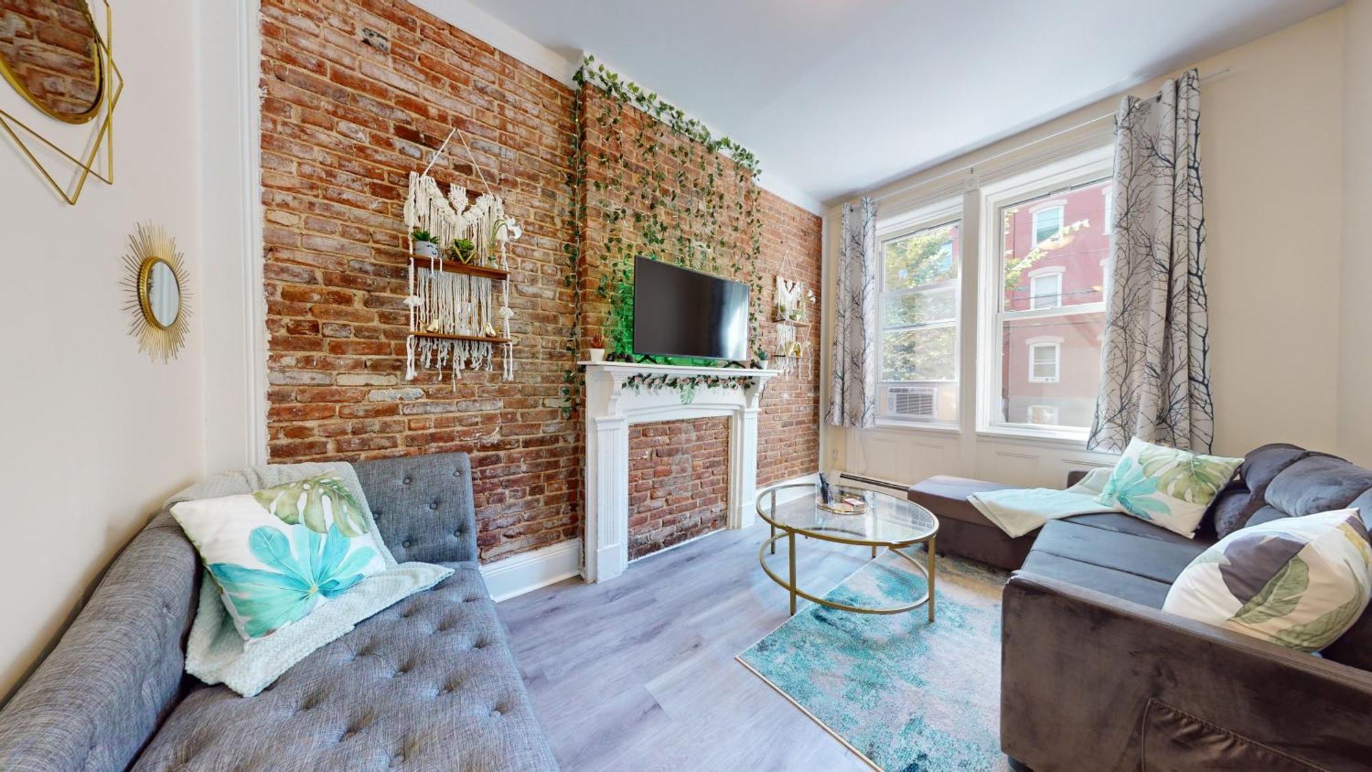 Minutes To Nyc Sleeps 5 Apartment Hoboken Luaran gambar