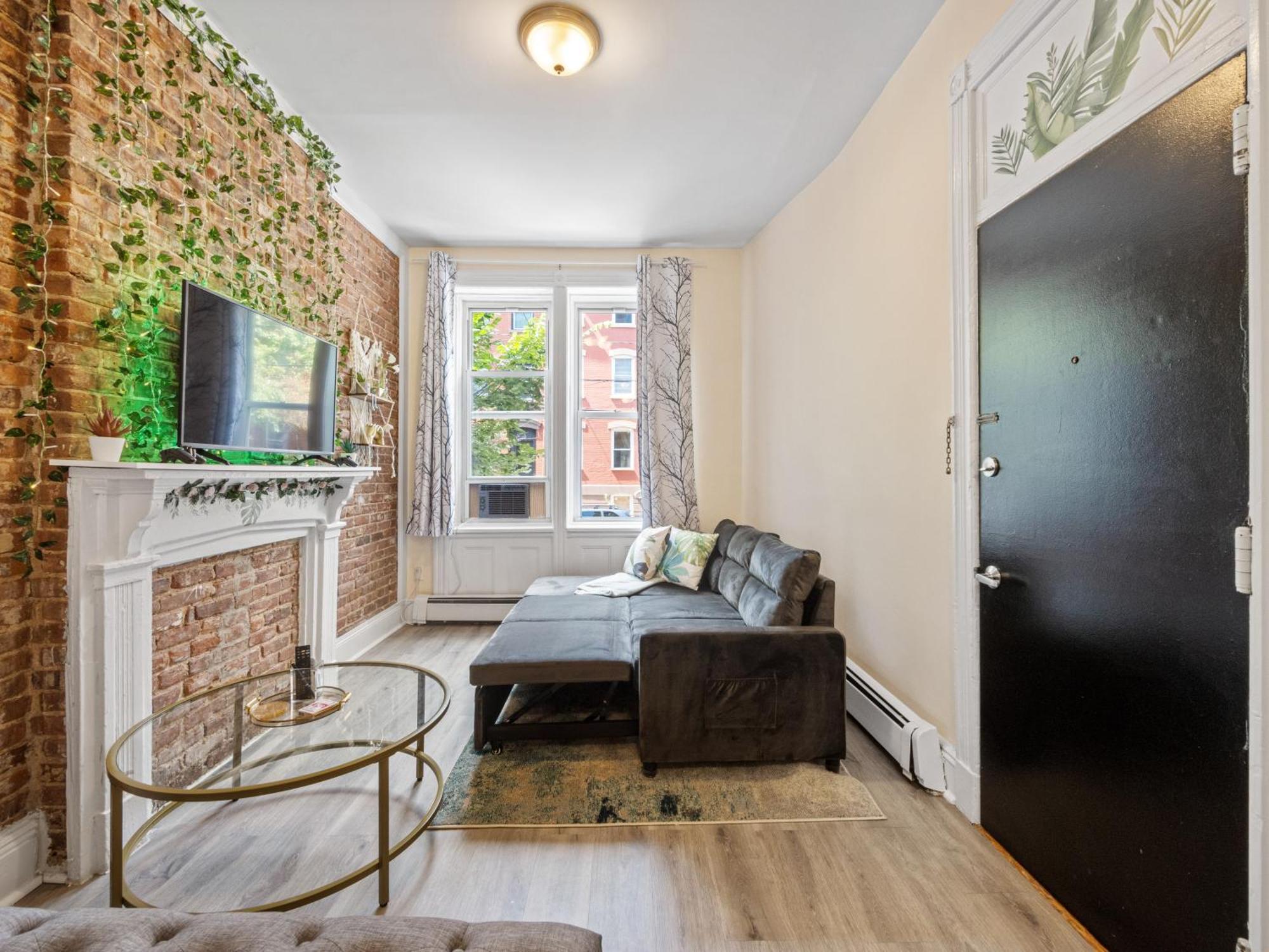 Minutes To Nyc Sleeps 5 Apartment Hoboken Luaran gambar