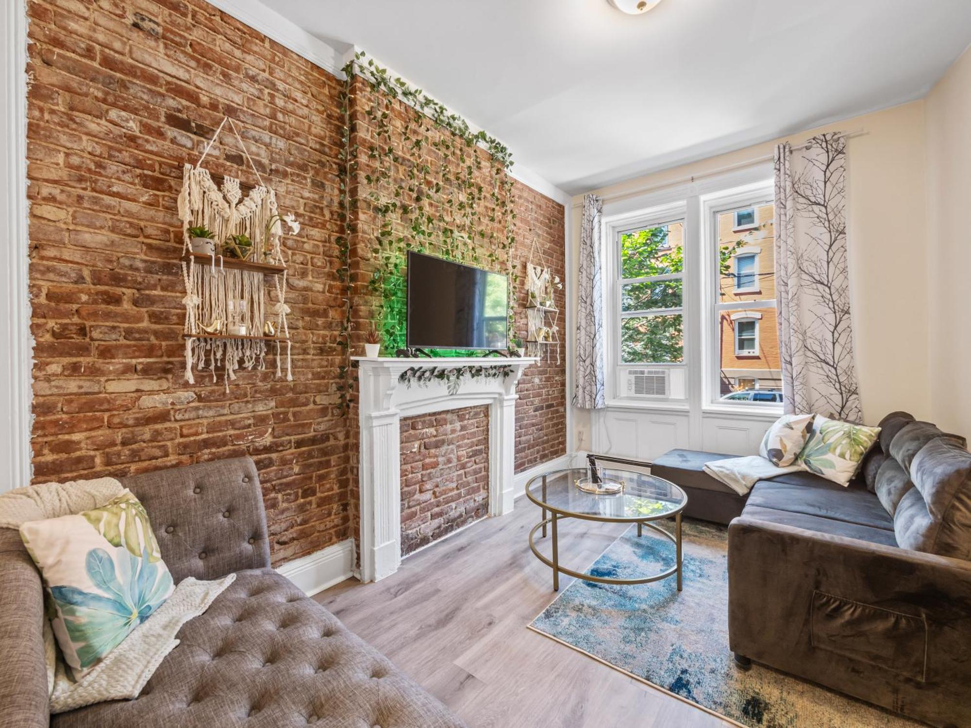 Minutes To Nyc Sleeps 5 Apartment Hoboken Luaran gambar
