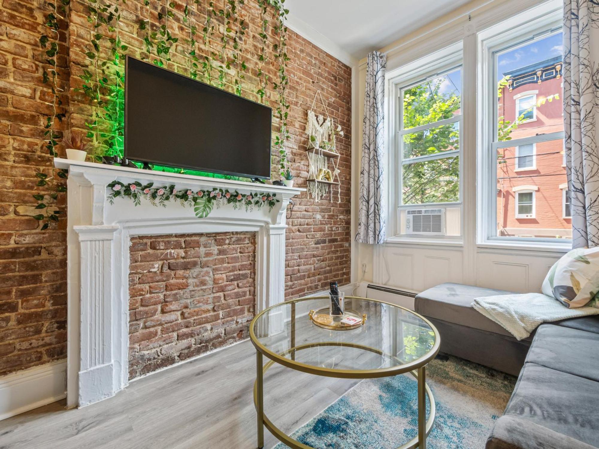 Minutes To Nyc Sleeps 5 Apartment Hoboken Luaran gambar